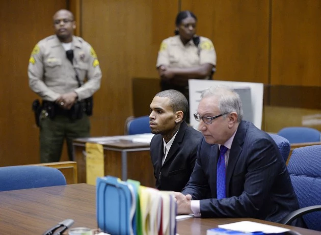 Chris Brown Court Appearance