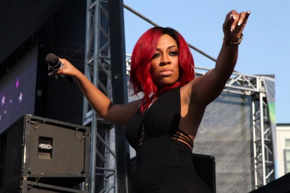 2013 BET Experience - Fan Fest Outdoor Day 2 K. Michelle is having IRS problems.