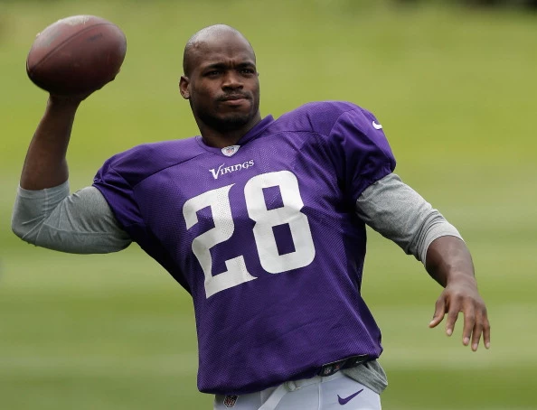 Minnesota Vikings Media Access Adrian Peterson's 2-year olds son was beatin to death by his mothers boyfriend.