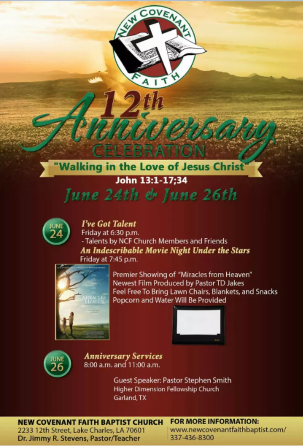 New Covenant Faith Baptist Church 12th Anniversary